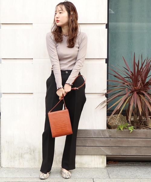 coen（コーエン）の「スクエアギャザーフラットシューズ（スリッポン/フラットパンプス）（スリッポン・レディース・パイソン/シルバー/ブラック・MEDIUM/LARGE/X-LARGE/SMALL）」の21枚目の写真