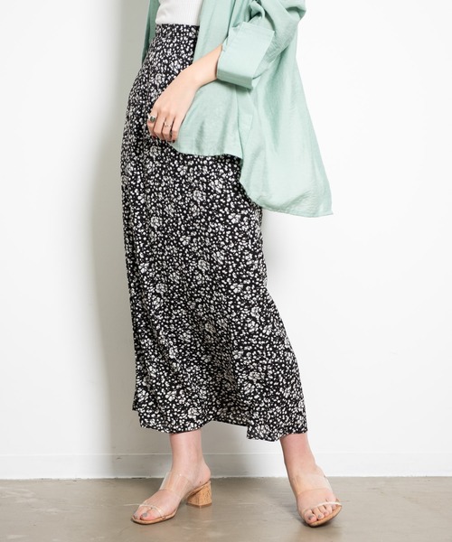 Aunt Marie's（アントマリーズ）の「AUNT MARIE'S 小花柄マーメイドスカート（スカート・レディース・ライトブルー/ブラック・FREE）」の8枚目の写真