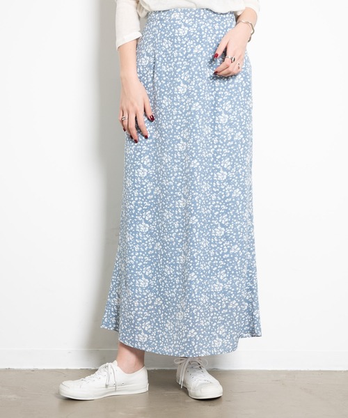 Aunt Marie's（アントマリーズ）の「AUNT MARIE'S 小花柄マーメイドスカート（スカート・レディース・ライトブルー/ブラック・FREE）」の19枚目の写真