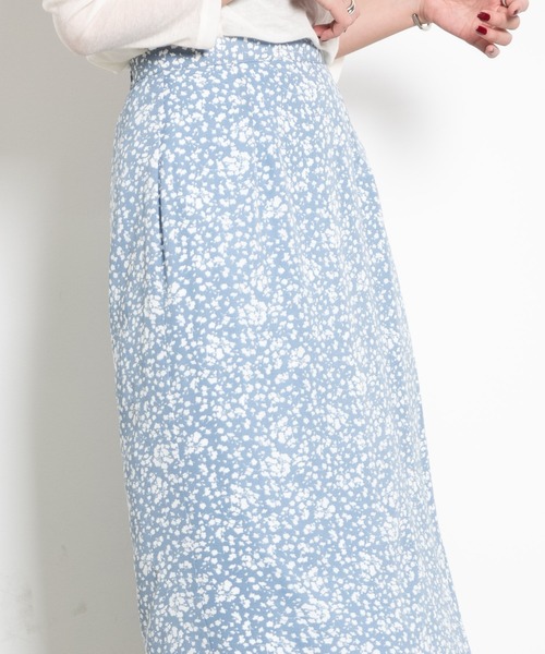 Aunt Marie's（アントマリーズ）の「AUNT MARIE'S 小花柄マーメイドスカート（スカート・レディース・ライトブルー/ブラック・FREE）」の22枚目の写真