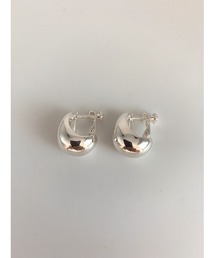 ぷっくりフープイヤリング