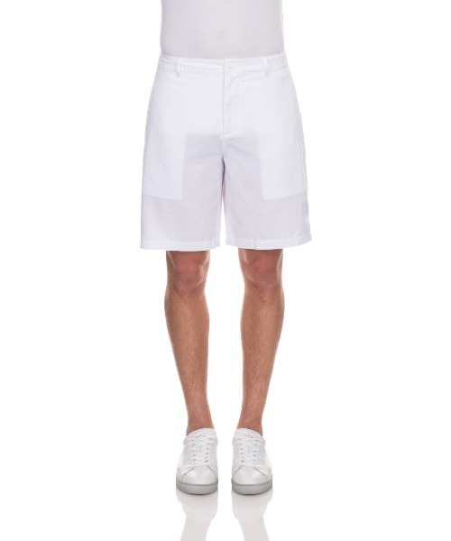 ARMANI EXCHANGE(アルマーニエクスチェンジ)の「【A|Xアルマーニ エクスチェンジ】コットンシアサッカー ショートパンツ(その他パンツ・メンズ・ネイビー/ホワイト・30inch/32inch/34inch/28inch/31inch/36inch/29inch/33inch)」の2枚目の写真
