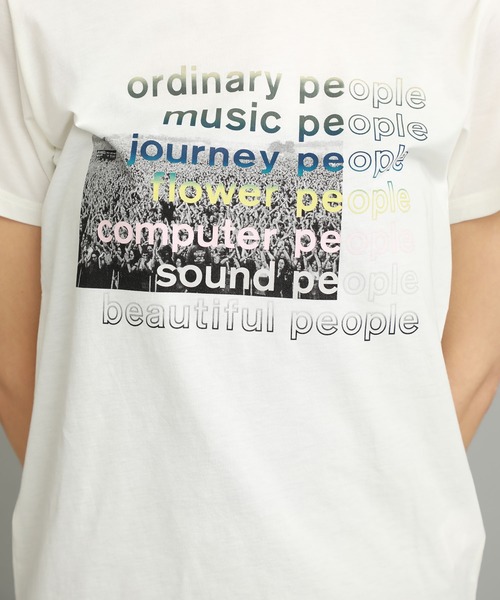 beautiful people(ビューティフルピープル)の「【beautiful people(ビューティフルピープル)】グラジュアリーカラーロゴプリントキッズTシャツ 1015310418(Tシャツ/カットソー・レディース・ホワイト・SMALL)」の7枚目の写真