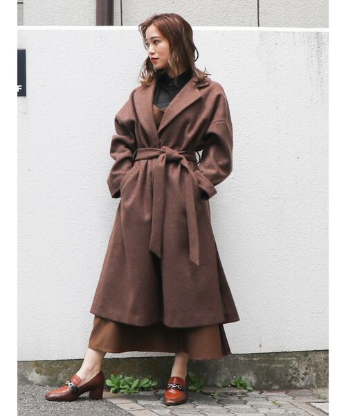 dazzlin（ダズリン）の「ミクシーカラーコーディガン（その他アウター・レディース・ブラック/ブラウン/ピンク/ブルー/アイボリー・FREE）」の6枚目の写真