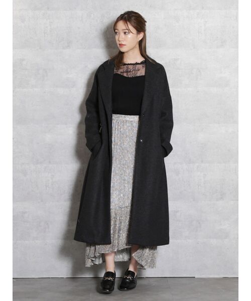 dazzlin（ダズリン）の「ミクシーカラーコーディガン（その他アウター・レディース・ブラック/ブラウン/ピンク/ブルー/アイボリー・FREE）」の8枚目の写真