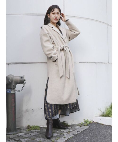 dazzlin（ダズリン）の「ミクシーカラーコーディガン（その他アウター・レディース・ブラック/ブラウン/ピンク/ブルー/アイボリー・FREE）」の15枚目の写真