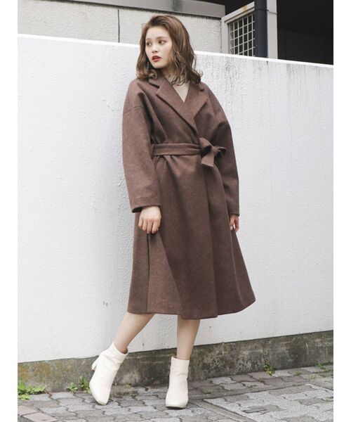 dazzlin（ダズリン）の「ミクシーカラーコーディガン（その他アウター・レディース・ブラック/ブラウン/ピンク/ブルー/アイボリー・FREE）」の19枚目の写真