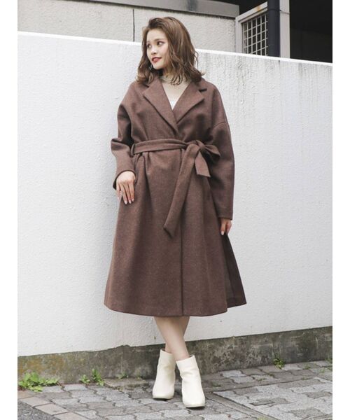 dazzlin（ダズリン）の「ミクシーカラーコーディガン（その他アウター・レディース・ブラック/ブラウン/ピンク/ブルー/アイボリー・FREE）」の21枚目の写真