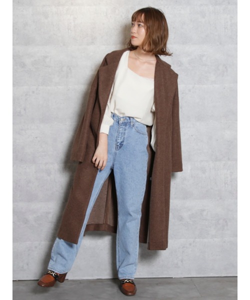 dazzlin（ダズリン）の「ミクシーカラーコーディガン（その他アウター・レディース・ブラック/ブラウン/ピンク/ブルー/アイボリー・FREE）」の3枚目の写真