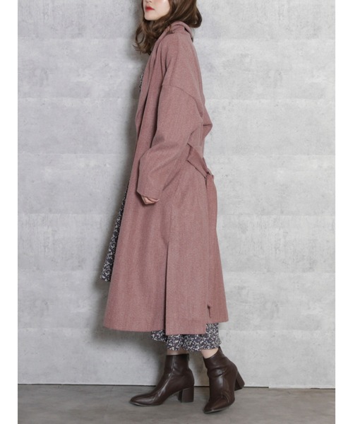 dazzlin（ダズリン）の「ミクシーカラーコーディガン（その他アウター・レディース・ブラック/ブラウン/ピンク/ブルー/アイボリー・FREE）」の5枚目の写真