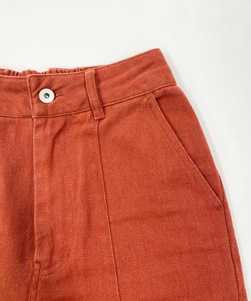 archives（アルシーヴ）の「BACK編み上げストレートカラーパンツ（デニムパンツ・レディース・グレー/オレンジ/ブルー/ラベンダー/グリーン/ブラック/アイボリー・MEDIUM）」の18枚目の写真