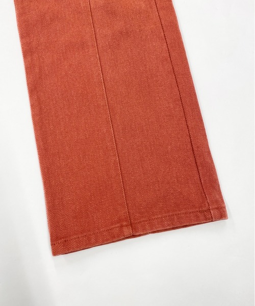 archives（アルシーヴ）の「BACK編み上げストレートカラーパンツ（デニムパンツ・レディース・グレー/オレンジ/ブルー/ラベンダー/グリーン/ブラック/アイボリー・MEDIUM）」の9枚目の写真