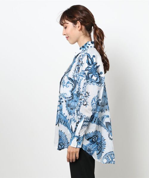 Desigual(デシグアル)の「シャツ長袖 INARA(シャツ/ブラウス・レディース・ホワイト・S/M/L)」の2枚目の写真