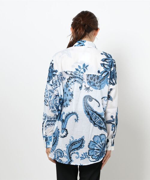 Desigual(デシグアル)の「シャツ長袖 INARA(シャツ/ブラウス・レディース・ホワイト・S/M/L)」の3枚目の写真