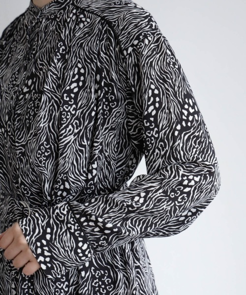 PAGEBOY（ページボーイ）の「アニマルMIXガラワンピース（ワンピース・レディース・ブラック/ブラウン・FREE）」の6枚目の写真