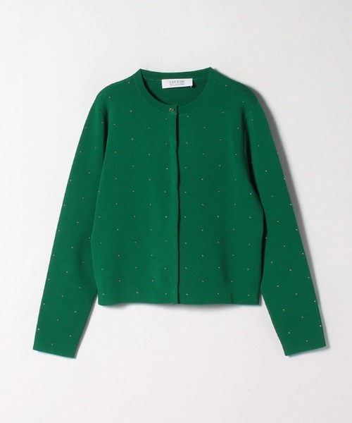 ♡LOULOU WILLOUGHBY ピンドットスタッズカーディガン♡ LOULOU WILLOUGHBY（ルルウィルビー）の「【LOULOU WILLOUGHBY
