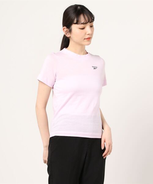 Reebok(リーボック)の「トレーニング エッセンシャルズ イージー Tシャツ / Training Essentials Easy Tee(Tシャツ/カットソー・レディース・ブラック/ピンク/ピンク系その他・SMALL/XX-LARGE/LARGE/X-LARGE/MEDIUM/X-SMALL)」の15枚目の写真
