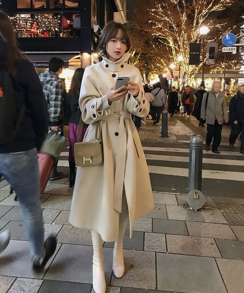 Doula Doula（ドゥーラドゥーラ）の「ベルト付きレディコート