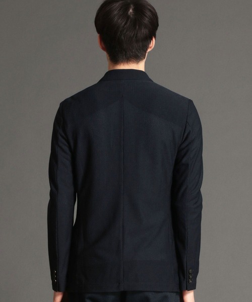 NICOLE CLUB FOR MEN（ニコルクラブフォーメン）の「ハイメッシュストレッチジャケット（テーラードジャケット・メンズ・ネイビー/ブラック・XX-LARGE/MEDIUM/LARGE/X-LARGE）」の9枚目の写真