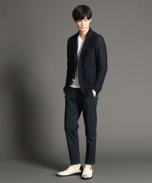 NICOLE CLUB FOR MEN（ニコルクラブフォーメン）の「ハイメッシュストレッチジャケット（テーラードジャケット・メンズ・ネイビー/ブラック・XX-LARGE/MEDIUM/LARGE/X-LARGE）」の14枚目の写真