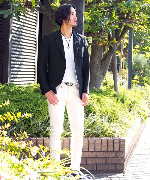 NICOLE CLUB FOR MEN（ニコルクラブフォーメン）の「ハイメッシュストレッチジャケット（テーラードジャケット・メンズ・ネイビー/ブラック・XX-LARGE/MEDIUM/LARGE/X-LARGE）」の7枚目の写真