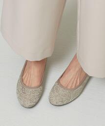 ＜closet story＞ JODペイズリー ラウンド フラットシューズ