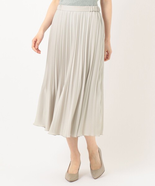 J.PRESS（ジェイプレス）の「【洗える】バックジョーゼットサテン プリーツスカート（スカート・レディース・ライトグリーン系/ベージュ系/ピンク系・7/11/9）」の9枚目の写真