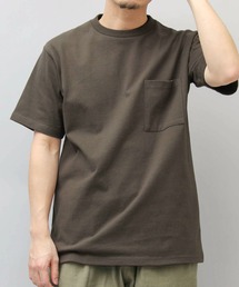 7.6オンス USAコットン ポケット付き 半袖 Tシャツ レギュラーシルエット