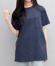 7.6オンス USAコットン ポケット付き 半袖 Tシャツ レギュラーシルエット