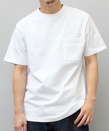 7.6オンス USAコットン ポケット付き 半袖 Tシャツ レギュラーシルエット