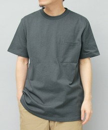7.6オンス USAコットン ポケット付き 半袖 Tシャツ レギュラーシルエット