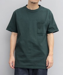オリーブグリーン 長袖カットソー ポケット付き 2410】 6.0オンス ウルトラコットン長袖ポケットTシャツ(左胸