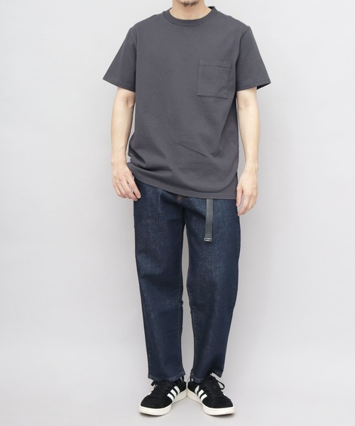 ebure 半袖Tシャツ 2色セット 半袖 オーバーサイズド コットン Tシャツ Collar Logo ホワイト