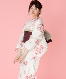ZOZO・オフィシャル限定】1人で着られる浴衣5点セット