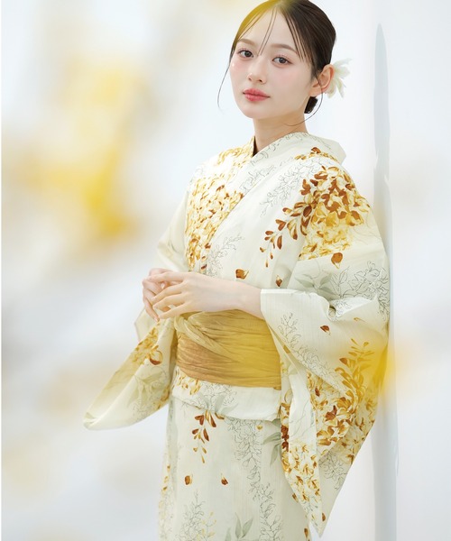 Dita（ディータ）の「1人で着られる浴衣5点セット 和歌山染工日本染め（ゆかた・しわへこ帯・下駄・着付け本・腰ひも）【K】（浴衣・レディース・その他8/その他6/その他5/その他2/その他1/その他3/その他4/その他7/その他10/その他9/その他11/その他12/その他14/その他13/その他20/その他15/その他16/その他17/その他18/その他19・FREE）」の17枚目の写真