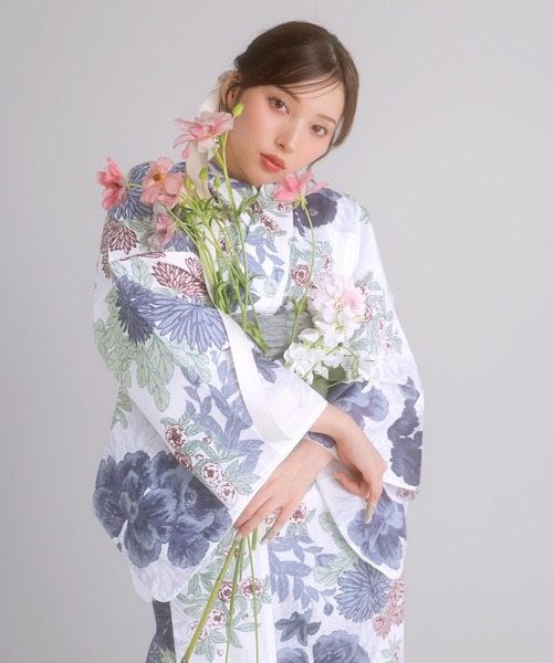 Dita（ディータ）の「1人で着られる浴衣5点セット 和歌山染工日本染め（ゆかた・しわへこ帯・下駄・着付け本・腰ひも）【K】（浴衣・レディース・その他8/その他6/その他5/その他2/その他1/その他3/その他4/その他7/その他10/その他9/その他11/その他12/その他14/その他13/その他20/その他15/その他16/その他17/その他18/その他19・FREE）」の20枚目の写真