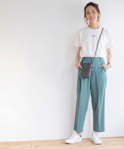 coen（コーエン）の「coen（コーエン）ロゴTシャツ（Tシャツ/カットソー・レディース・ホワイト/ブラック・LARGE/MEDIUM）」の5枚目の写真