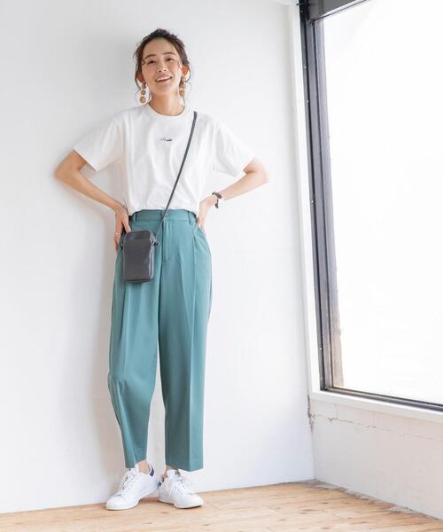 coen（コーエン）の「coen（コーエン）ロゴTシャツ（Tシャツ/カットソー・レディース・ホワイト/ブラック・LARGE/MEDIUM）」の6枚目の写真