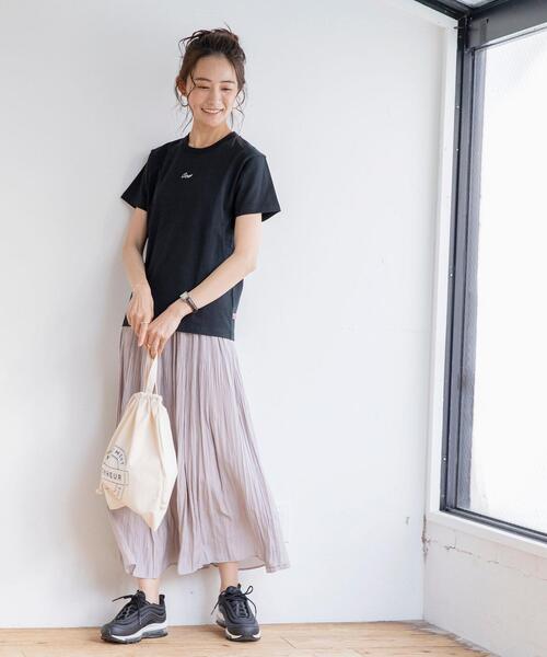 coen（コーエン）の「coen（コーエン）ロゴTシャツ（Tシャツ/カットソー・レディース・ホワイト/ブラック・LARGE/MEDIUM）」の16枚目の写真