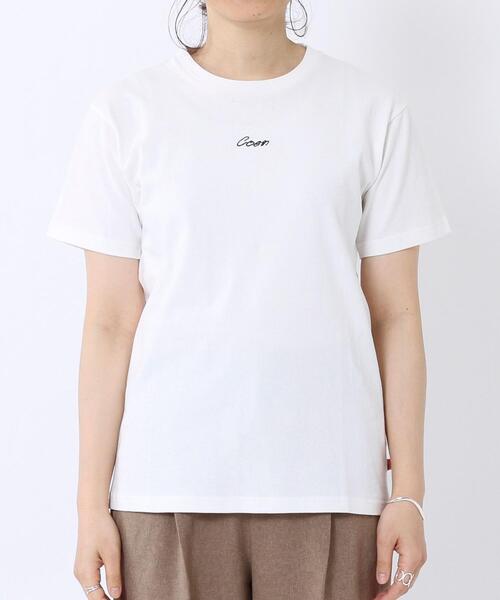 coen（コーエン）の「coen（コーエン）ロゴTシャツ（Tシャツ/カットソー・レディース・ホワイト/ブラック・LARGE/MEDIUM）」の17枚目の写真