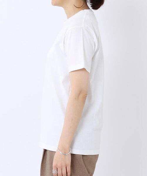 coen（コーエン）の「coen（コーエン）ロゴTシャツ（Tシャツ/カットソー・レディース・ホワイト/ブラック・LARGE/MEDIUM）」の7枚目の写真