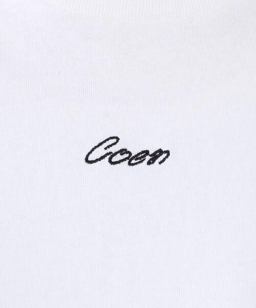 coen（コーエン）の「coen（コーエン）ロゴTシャツ（Tシャツ/カットソー・レディース・ホワイト/ブラック・LARGE/MEDIUM）」の10枚目の写真