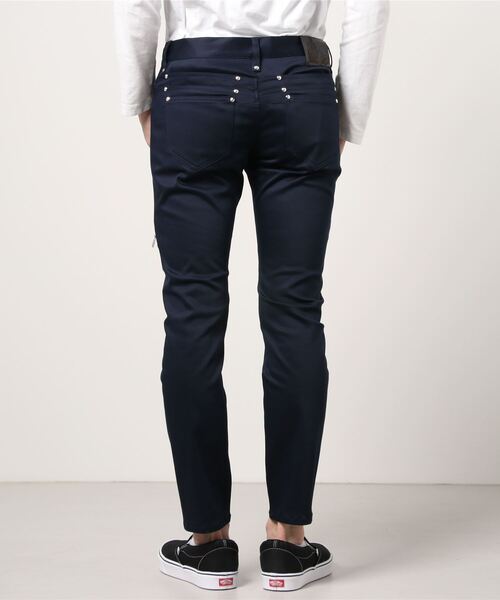 DIET BUTCHER（ダイエットブッチャー）の「DIET BUTCHER Zipped skinny pants（その他パンツ・メンズ・ネイビー/ブラック・MEDIUM/SMALL/LARGE）」の4枚目の写真