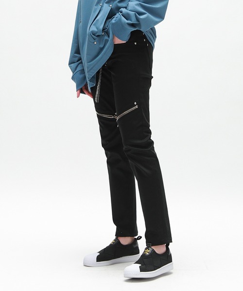 DIET BUTCHER（ダイエットブッチャー）の「DIET BUTCHER Zipped skinny pants（その他パンツ・メンズ・ネイビー/ブラック・MEDIUM/SMALL/LARGE）」の19枚目の写真