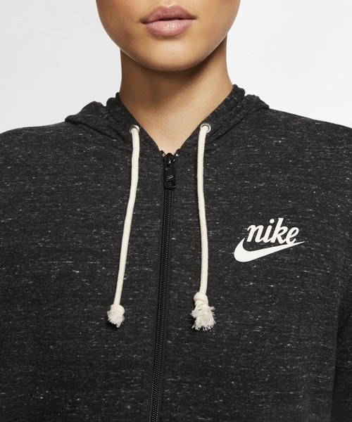 NIKE(ナイキ)の「ナイキ スポーツウェア ウィメンズ フルジップ パーカー / NIKE(パーカー・レディース・ブラック/グレー系その他・L/M/S/XL)」の4枚目の写真