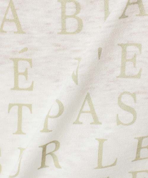 SLOBE IENA（スローブイエナ）の「バックロゴルーズTEE【手洗い可能】◆（Tシャツ/カットソー・レディース・ホワイト/グレー/ブラウン・FREE）」の20枚目の写真