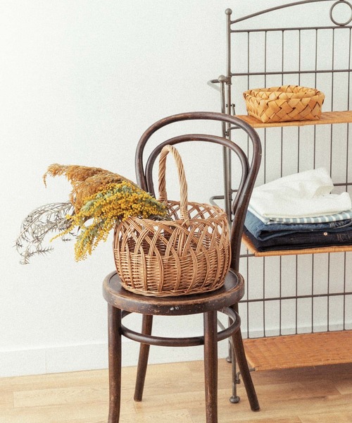 URBAN RESEARCH DOORS（アーバンリサーチドアーズ）の「『WEB限定』柳バスケット M（インテリア雑貨・レディース・その他1・MEDIUM）」の2枚目の写真