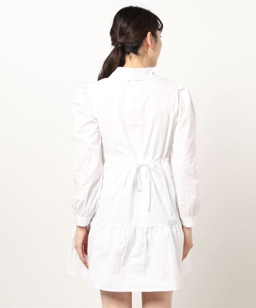 Jasmine Grandiflorum（ジャスミングランディフローラム）の「【Jasmine】コットン長袖ティアードワンピース（ワンピース・レディース・ホワイト/ブルー・LARGE/MEDIUM/SMALL）」の14枚目の写真