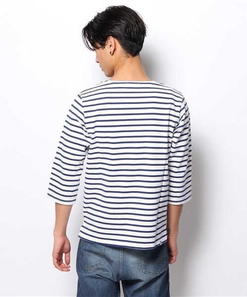 HYSTERIC GLAMOUR（ヒステリックグラマー）の「HIGH VOL TAGEチェーン刺繍七分袖T-SH（Tシャツ/カットソー・メンズ・ホワイト/ネイビー/ブラック・SMALL/LARGE/MEDIUM）」の9枚目の写真