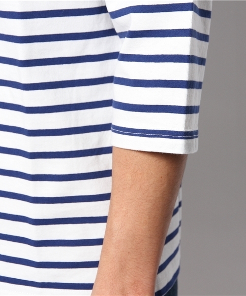 HYSTERIC GLAMOUR（ヒステリックグラマー）の「HIGH VOL TAGEチェーン刺繍七分袖T-SH（Tシャツ/カットソー・メンズ・ホワイト/ネイビー/ブラック・SMALL/LARGE/MEDIUM）」の11枚目の写真